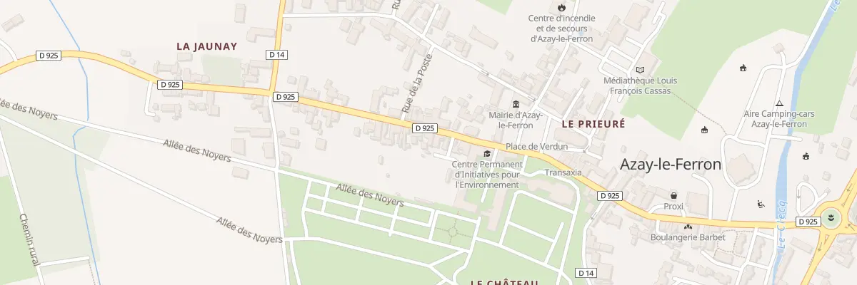 Plan du 43 Rue Hersent Luzarche à Azay-le-Ferron
