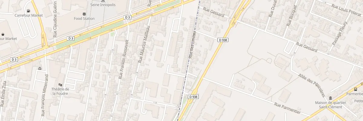 Plan du 58 Rue des Limites au Petit-Quevilly