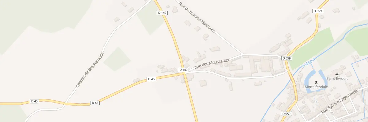 Plan du 3 Av de Conches - Damville à Bourg-Beaudouin