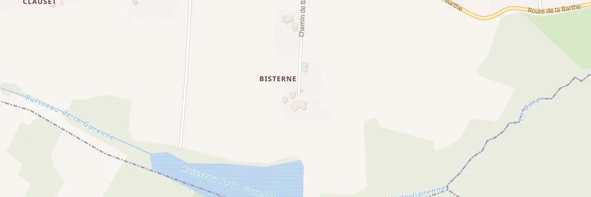 Plan du 220 Che de Bisterne à Plagnole