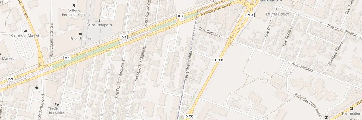 Plan du 36 Rue des Limites au Petit-Quevilly