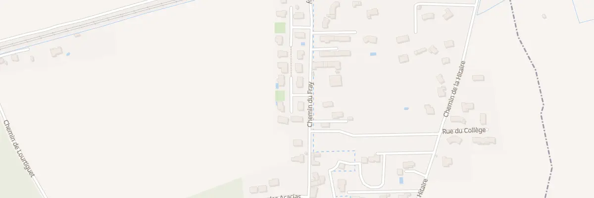 Plan du 16 Lot du Rosaire à Palaminy