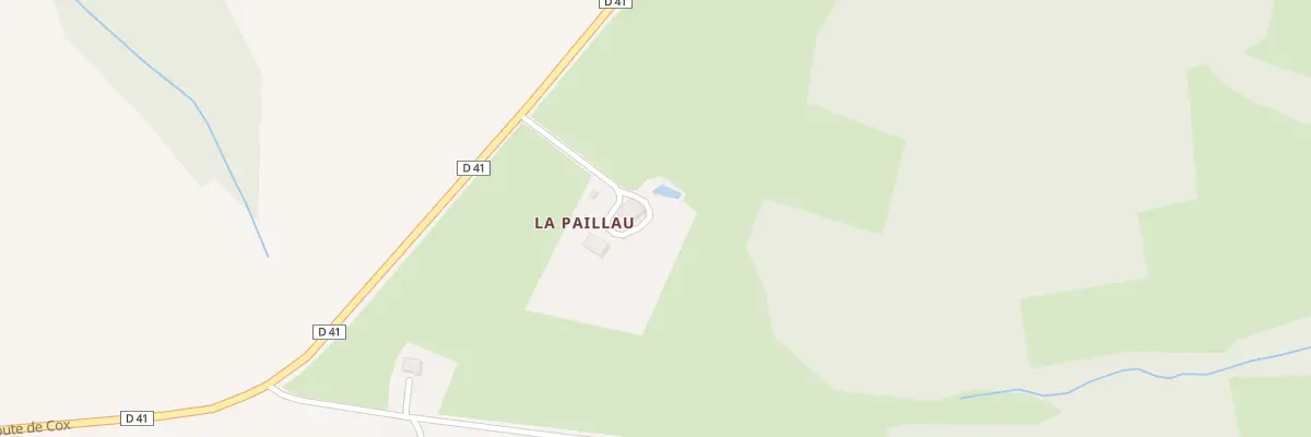 Plan du 1841 Rte de Cox à Lagraulet-Saint-Nicolas
