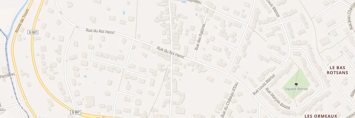 Plan du 468 Rue du Roi Henri à Vendôme