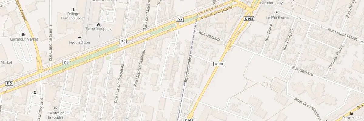 Plan du 32 Rue des Limites au Petit-Quevilly