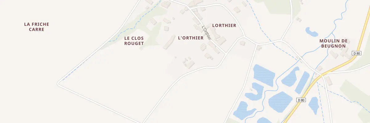 Plan du 5419 Le Clos Rouget à Luzillé