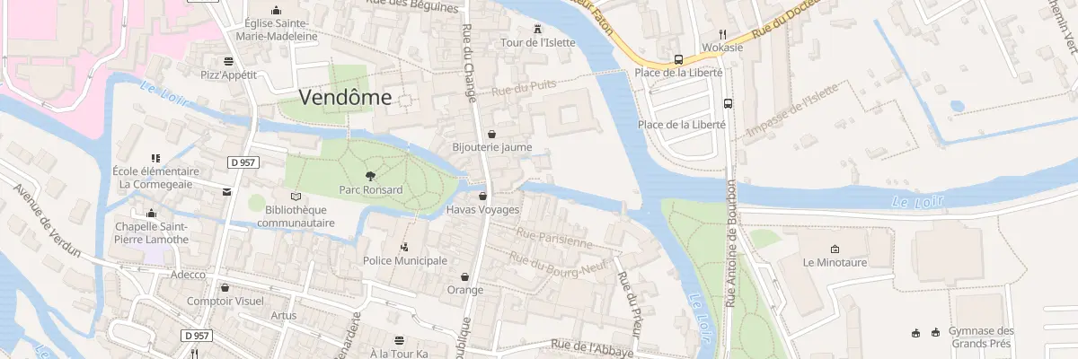 Plan du 23 Rue du Change à Vendôme