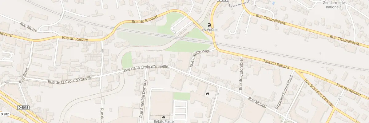Plan du 2 Rue de la Croix d’Yonville à Rouen