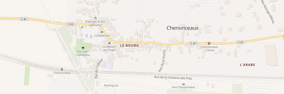 Plan du 21 Rue Bretonneau à Chenonceaux