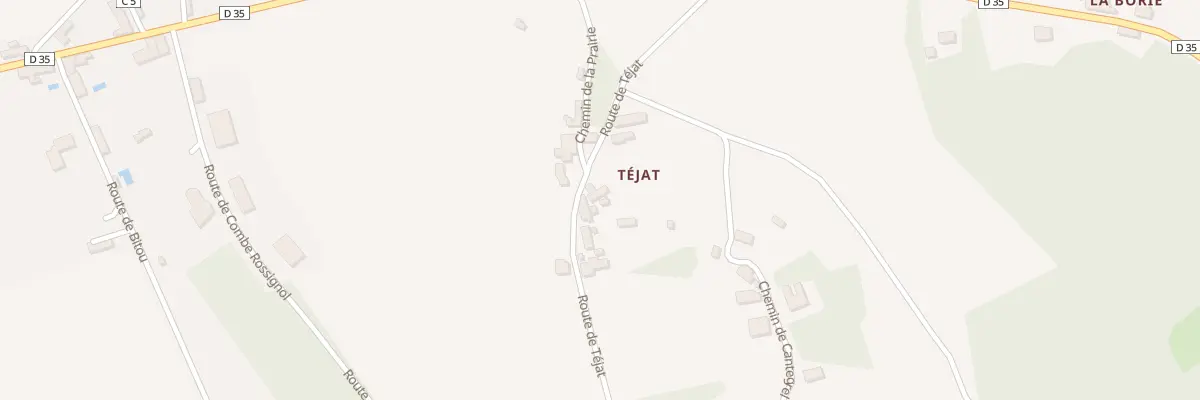 Plan du 73 Tejat à Meyrals