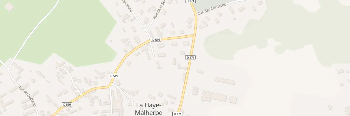 Plan du 38 Rue de la Poste à La Haye-Malherbe