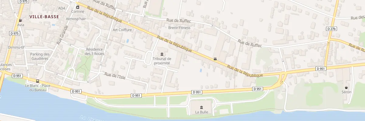 Plan du 50 Rue de la République au Blanc