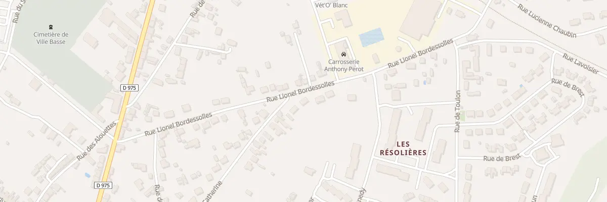 Plan du 16 Rue Lionel Bordessolles au Blanc