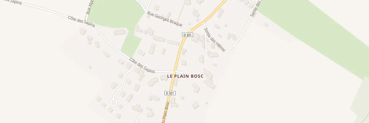 Plan du 433 Rue du Plain Bosc à Houppeville