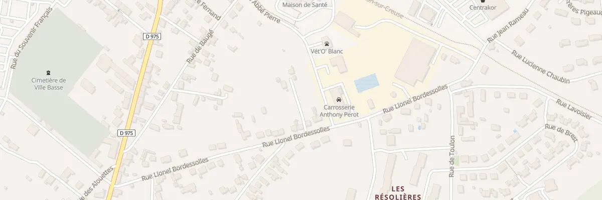 Plan du 39 Rue Lionel Bordessolles au Blanc