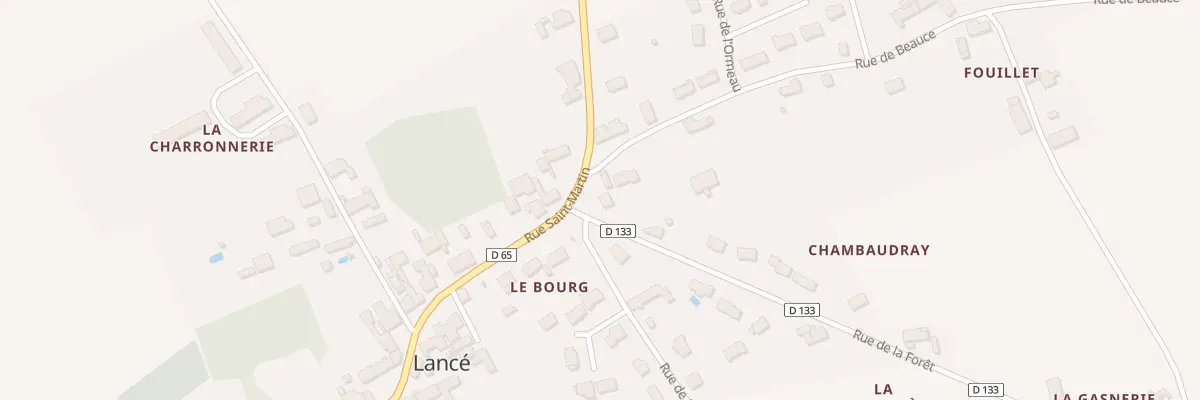 Plan du 99 Chambaudray à Lancé