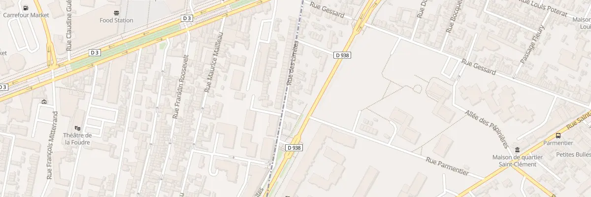 Plan du 31 Rue des Limites à Rouen