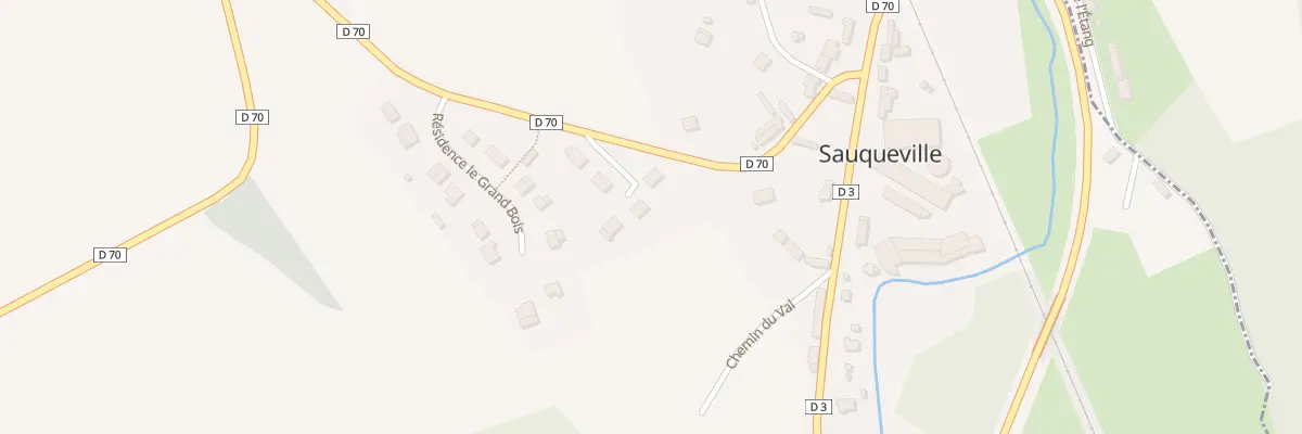 Plan du 51 Res Bellevue à Sauqueville