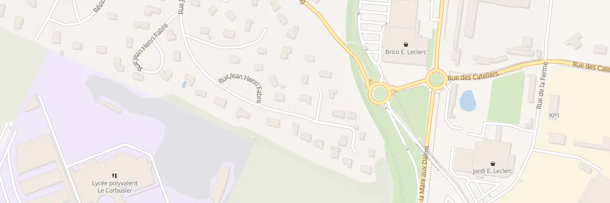 Plan du 39 Rue Jean Henri Fabre à Saint-Étienne-du-Rouvray