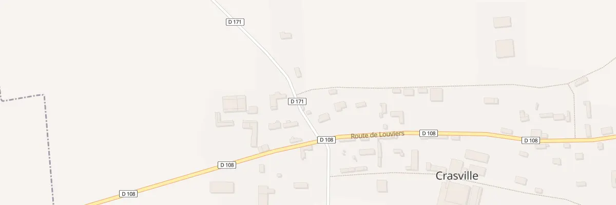 Plan du 36 Rte de la Haye-malherbe à Crasville