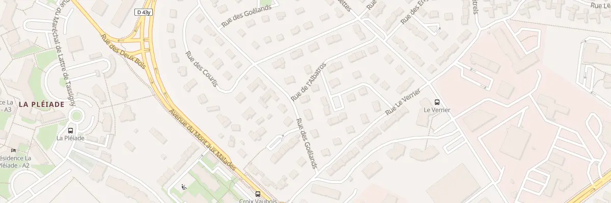 Plan du 1 Rue de l’Albatros à Mont-Saint-Aignan