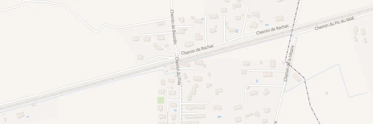 Plan du 646 Che du Fray à Palaminy
