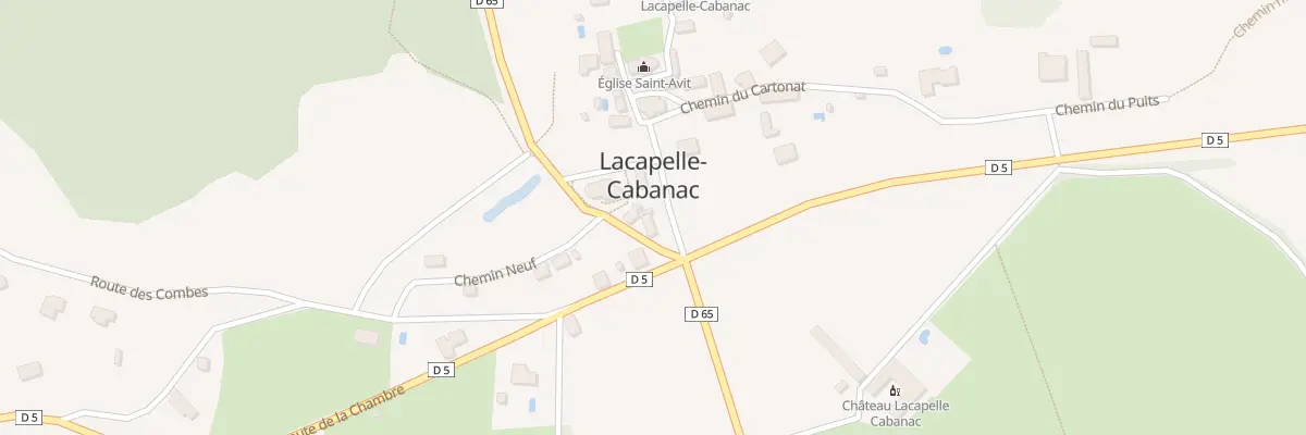 Plan du 5002 Lacapelle à Lacapelle-Cabanac