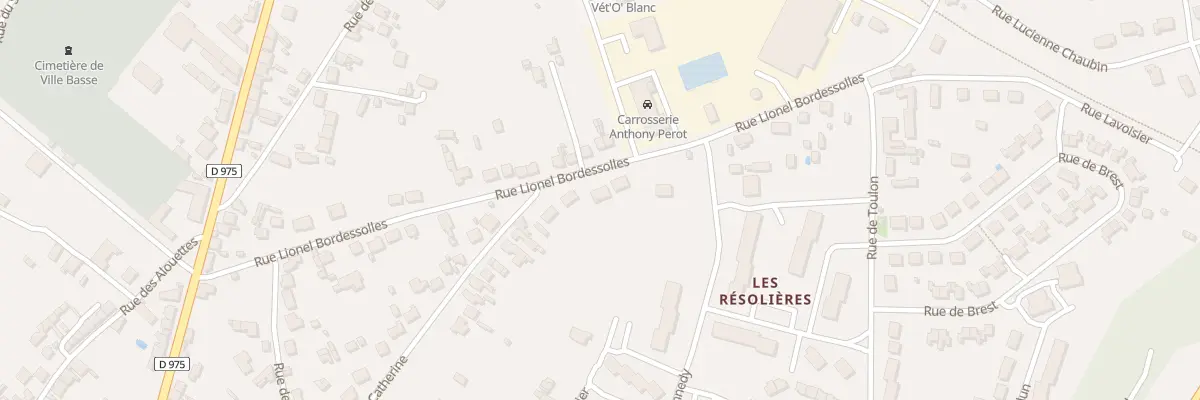 Plan du 18 Rue Lionel Bordessolles au Blanc