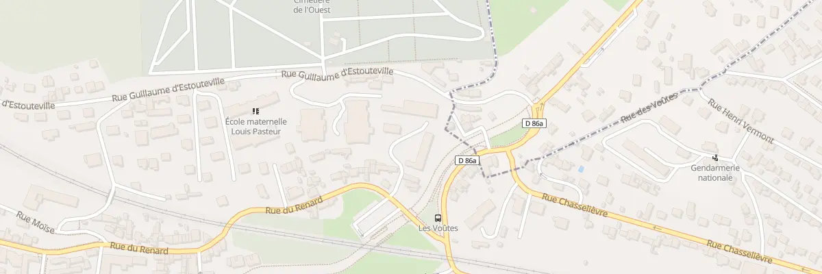 Plan du 144B Rue du Renard à Rouen