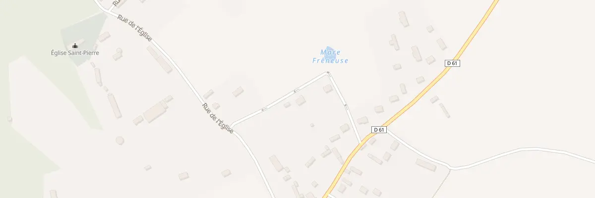 Plan du 4 Sen de la Mare Freneuse à Bérengeville-la-Campagne
