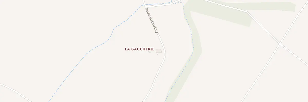 Plan du 341 La Gaucherie à Genillé