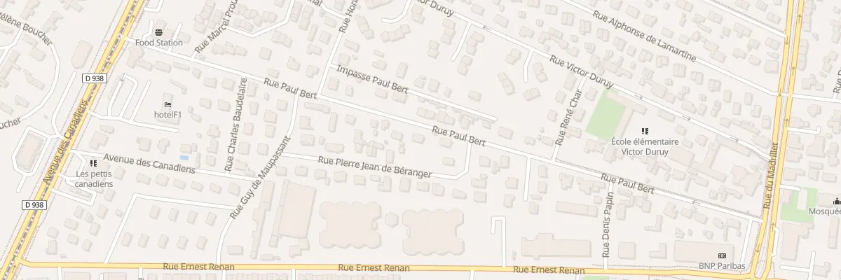 Plan du 33 Rue Paul Bert à Saint-Étienne-du-Rouvray