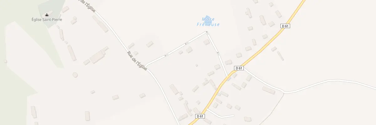 Plan du 2 Sen de la Mare Freneuse à Bérengeville-la-Campagne