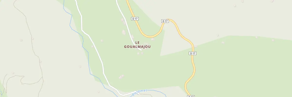 Plan du 5200 Goualmajou à Bethmale