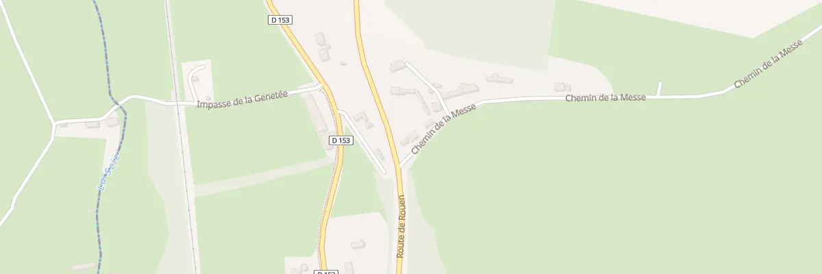 Plan du 40 Che de la Messe à Saint-Aubin-sur-Scie