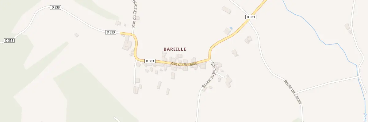Plan du 5095 Bareille à Montgauch