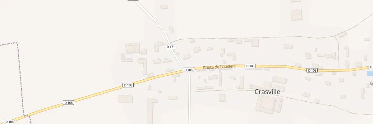 Plan du 36 Rte de Louviers à Crasville