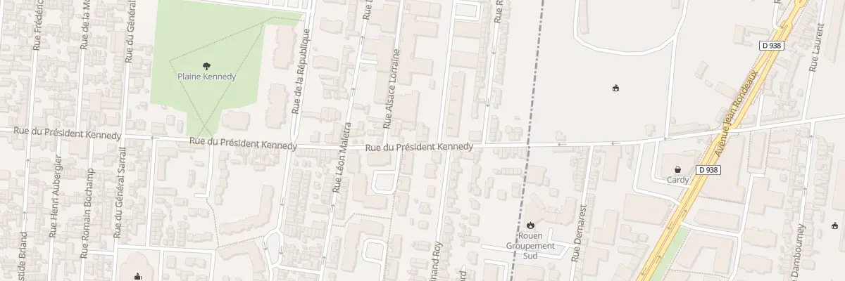 Plan du 221 Rue du President Kennedy au Petit-Quevilly