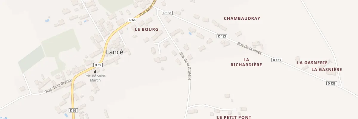 Plan du 3 Rue de la Gratelle à Lancé