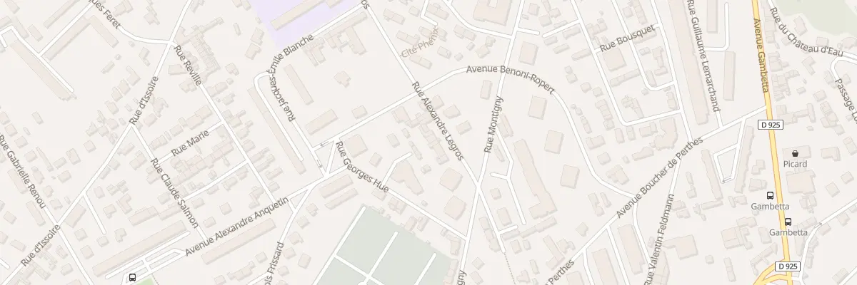 Plan du 14 Rue Alexandre Legros à Dieppe