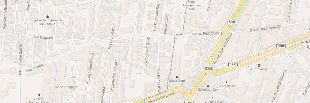 Plan du 15 Rue Jeanne d’Arc au Petit-Quevilly
