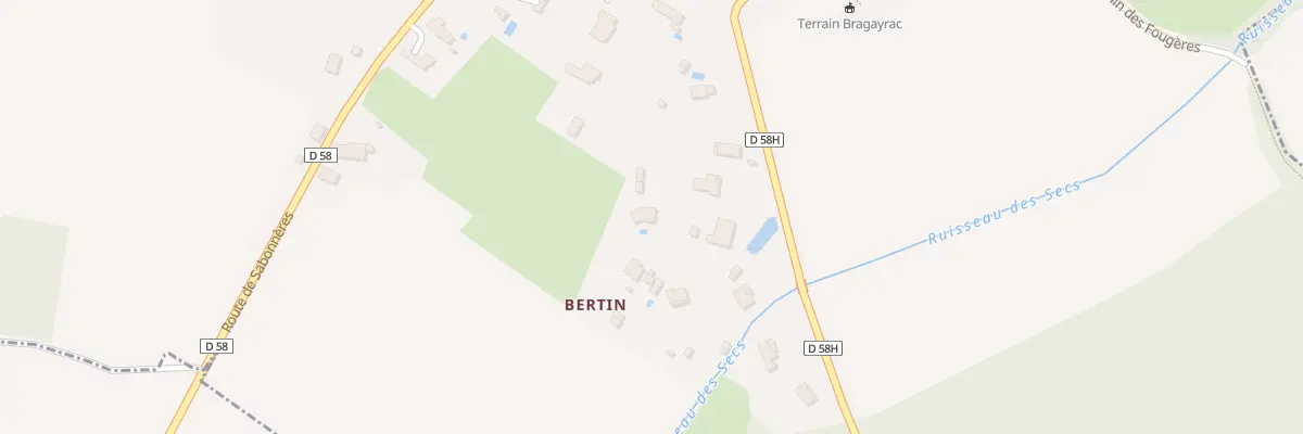Plan du 5003F Bertin à Bragayrac