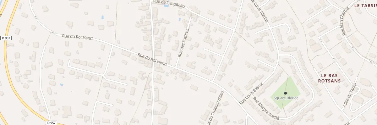 Plan du 539 Rue du Roi Henri à Vendôme