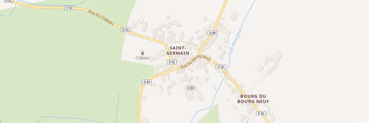 Plan du 3 Rue du Bourg Neuf à Saint-Jean-Saint-Germain