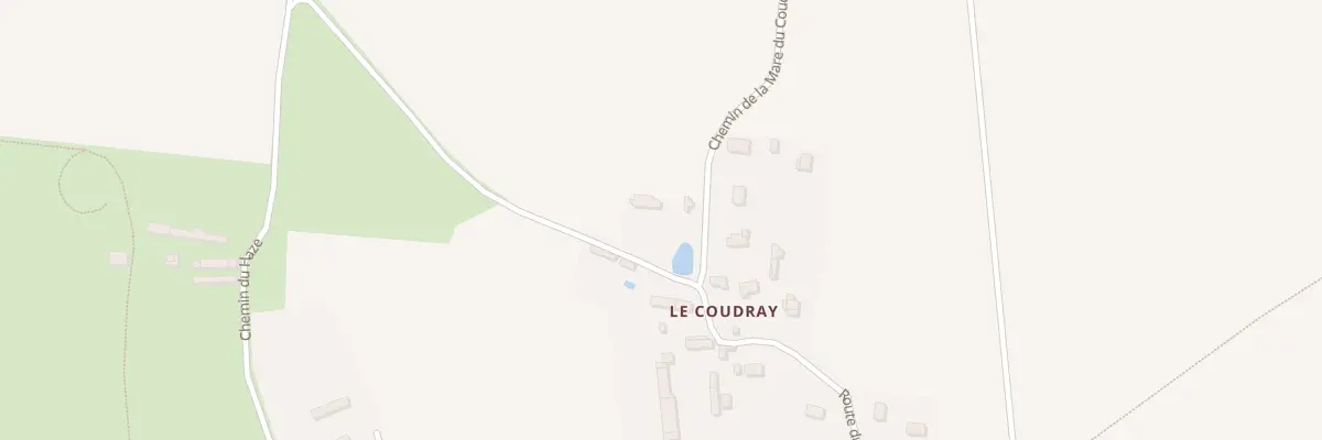 Plan du 10 Rte du Coudray à Quatremare