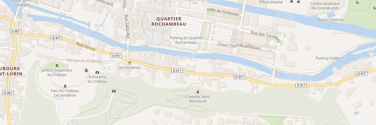 Plan du 46 Fg Saint-Bienheuré à Vendôme