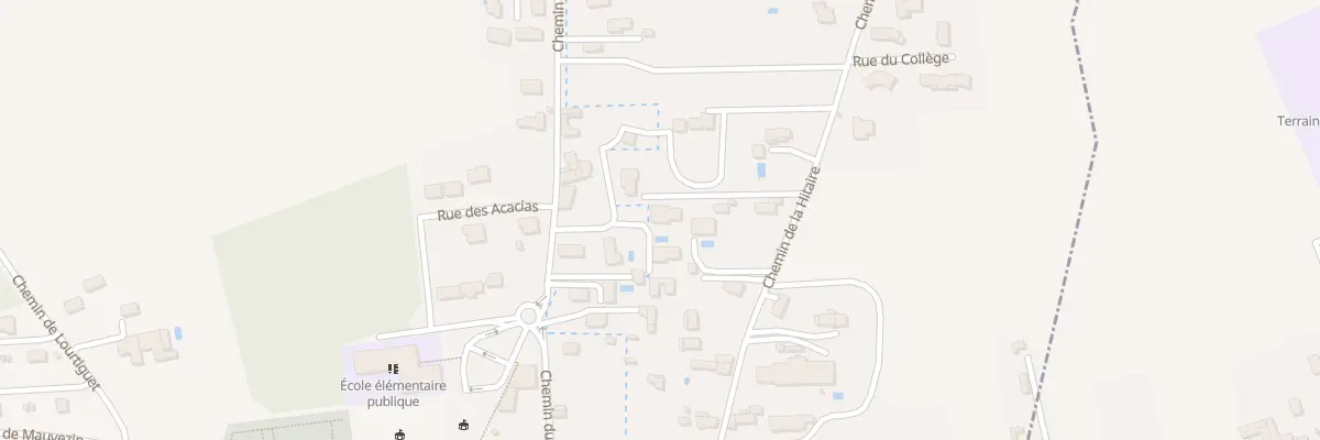 Plan du 236 Che du Fray à Palaminy