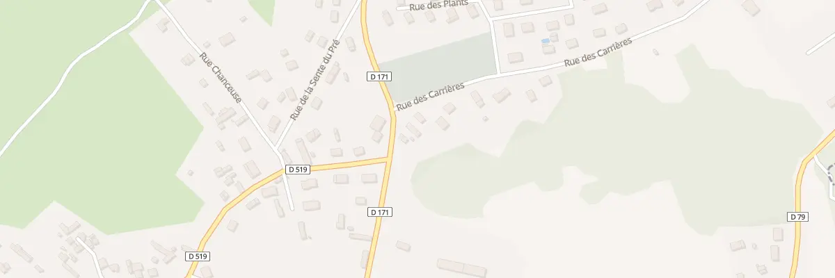 Plan du 33 Rue de la Poste à La Haye-Malherbe