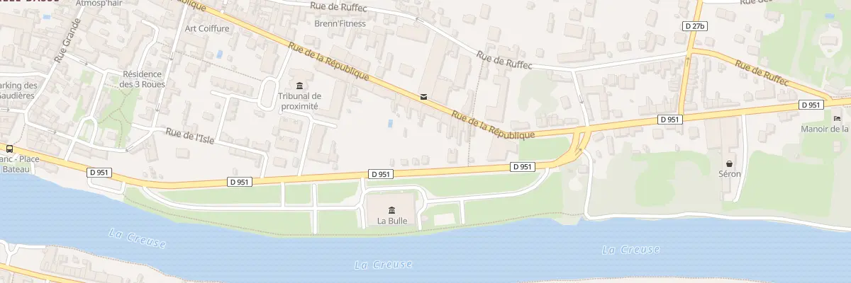 Plan du 62 Rue de la République au Blanc