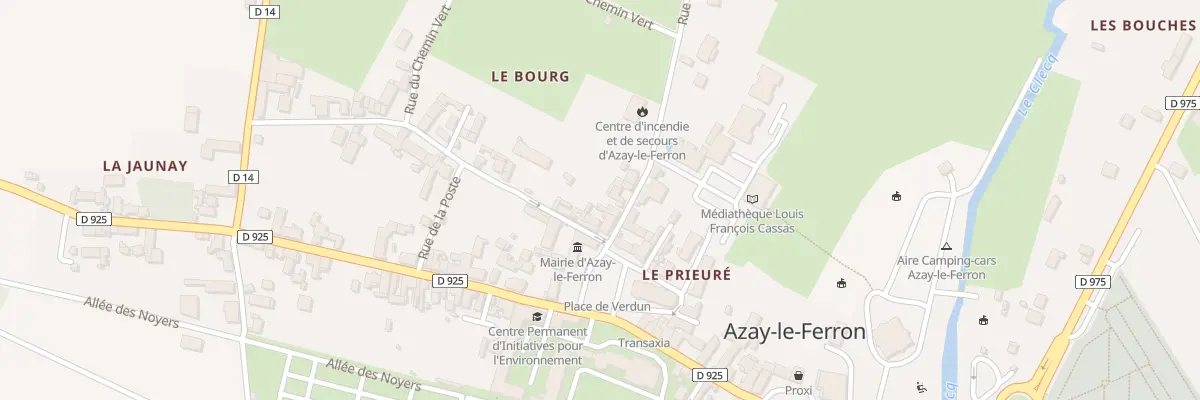 Plan du 1B Rue des Places à Azay-le-Ferron